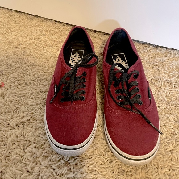 Burgundy Lo-pro vans 6 - Picture 4 of 9